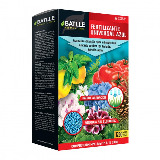 FERTILIZANTE UNIVERSAL AZUL 1,250 FERTILIZANTE UNIVERSAL AZUL 1,250