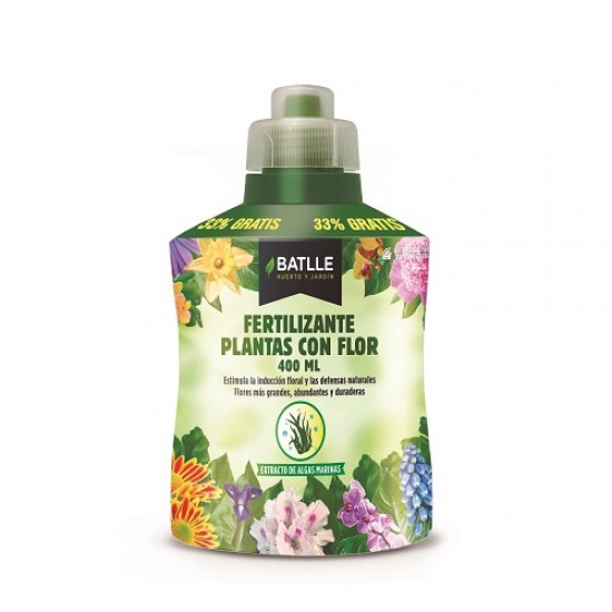 FERTILIZANTE  PLANTAS CON FLOR 400ml