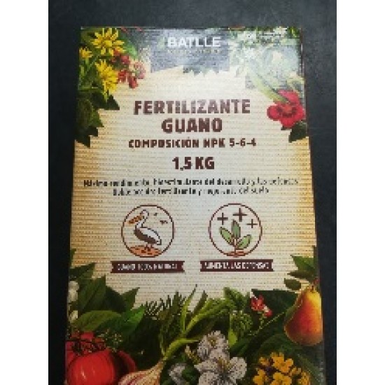 FERTILIZANTE GUANO 1,5kg FERTILIZANTE GUANO 1,5kg